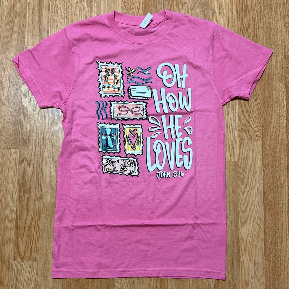 Oh How He Loves T-shirt Small